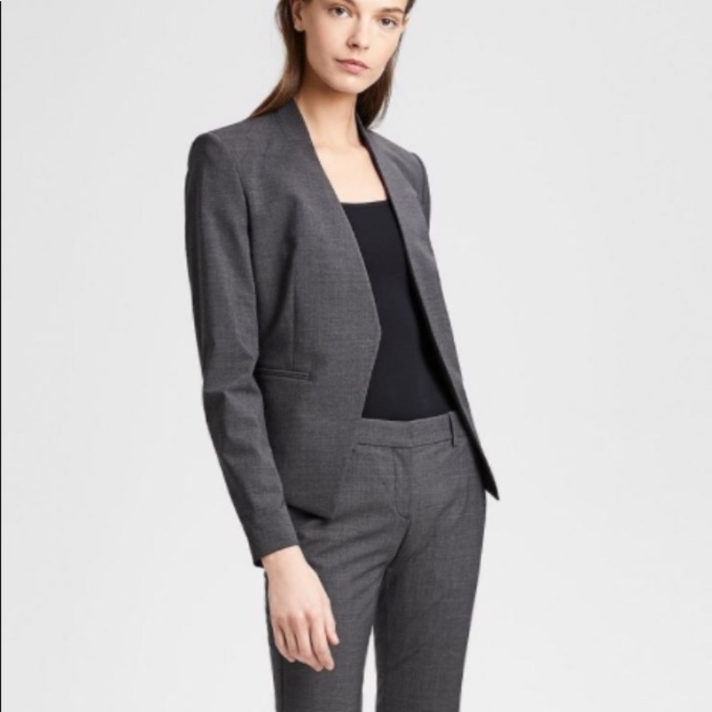 BRAND NEW Theory Stretch Wool Open Jacket
